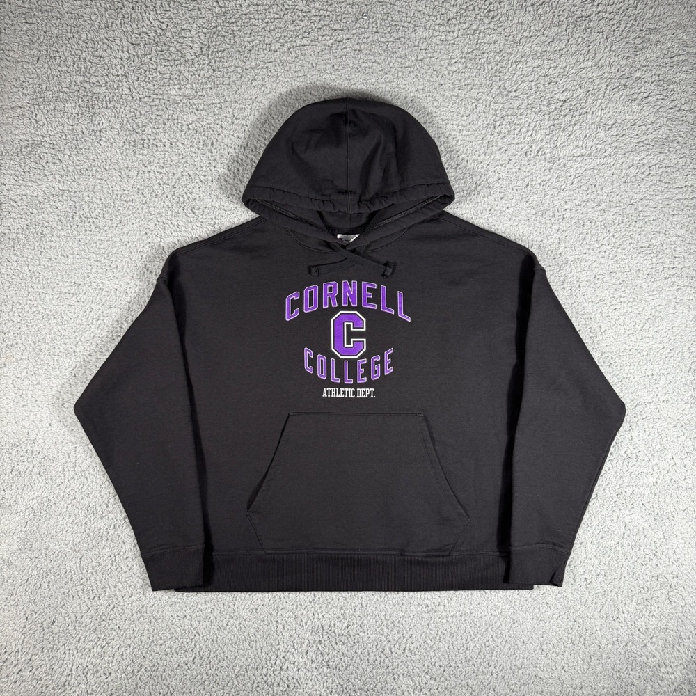 Cornell College Athletic Dept. Hoodie Size XL Champion Pullover Sweatshirt Iowa